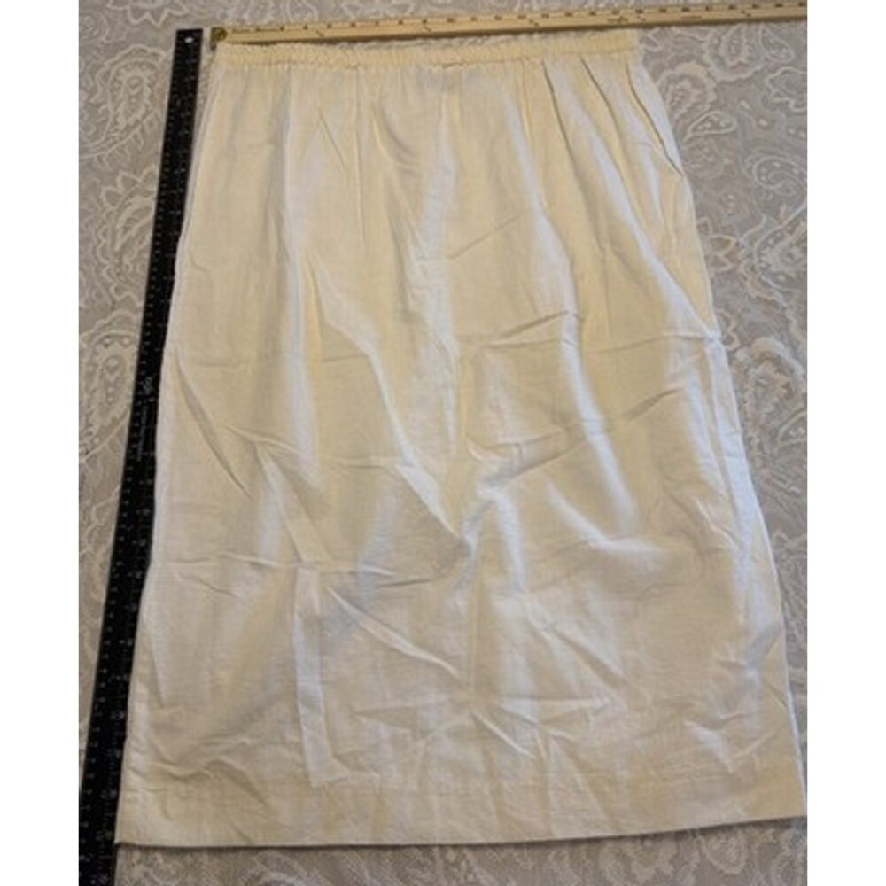 VTG Choon Fairy Cottage Slip Skirt White 100% Cotton 36/31